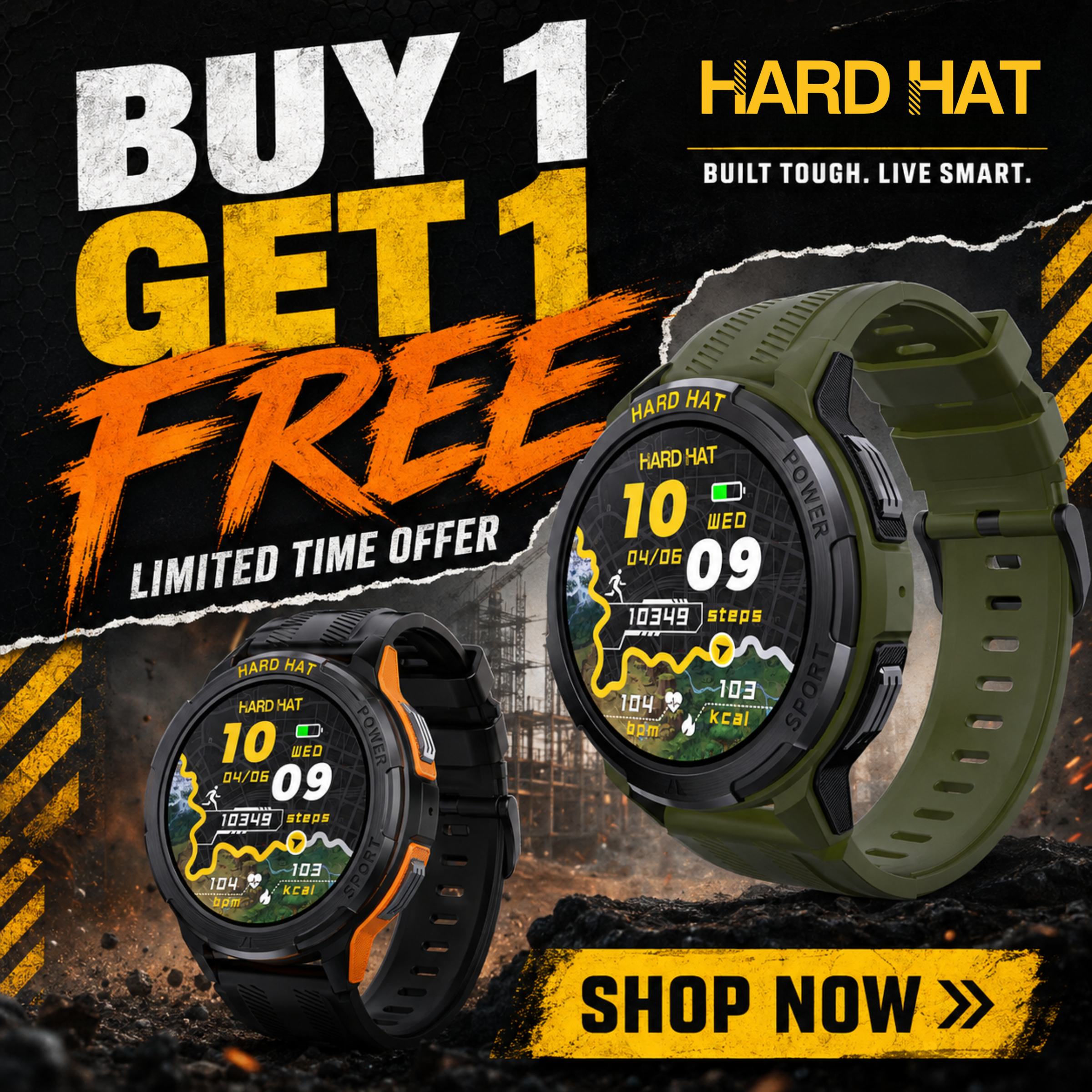Hard Hat Foreman (BOGOF)